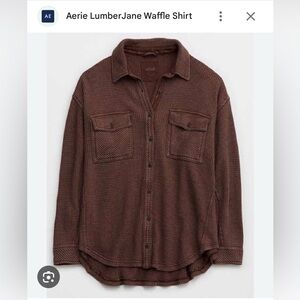 Aerie LumberJane Waffle Shirt